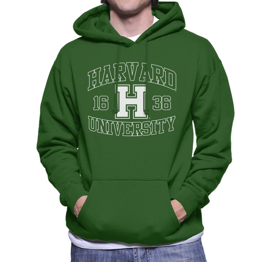 Harvard University 1636 Sports Text Logo Men's Hooded Sweatshirt-ALL + EVERY