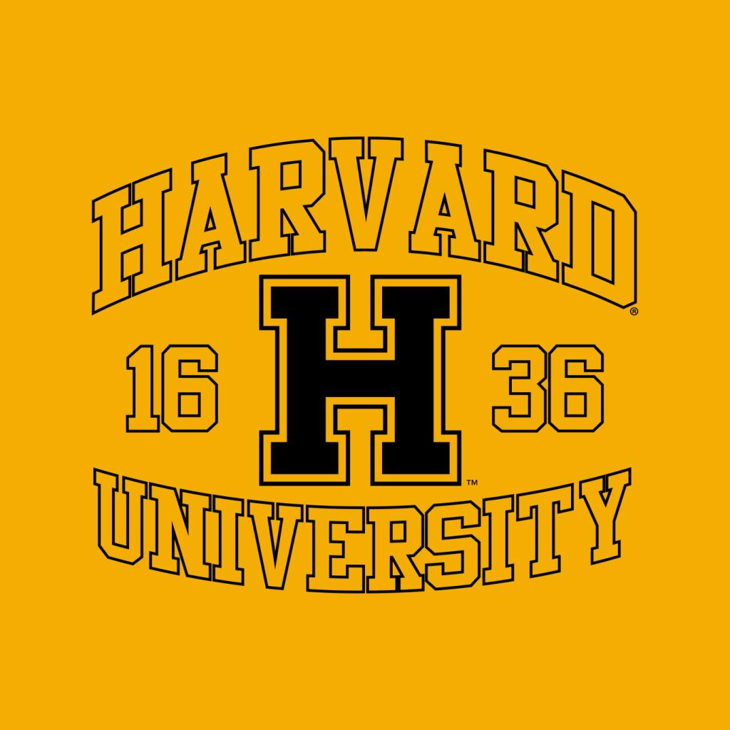 Harvard University Sports Text Logo 1636 Men's T-Shirt-ALL + EVERY