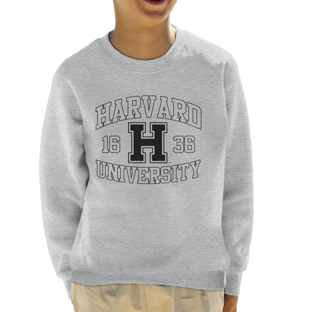 Harvard University Sports Text Logo 1636 Kid's Sweatshirt-ALL + EVERY