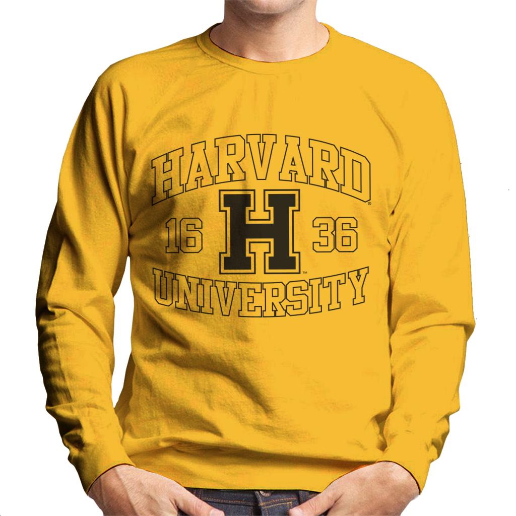 Harvard University Sports Text Logo 1636 Men's Sweatshirt-ALL + EVERY