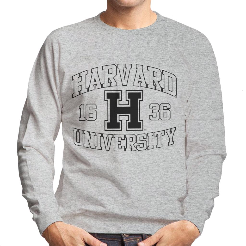 Harvard University Sports Text Logo 1636 Men's Sweatshirt-ALL + EVERY