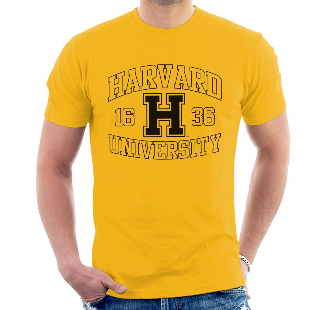 Harvard University Sports Text Logo 1636 Men's T-Shirt-ALL + EVERY