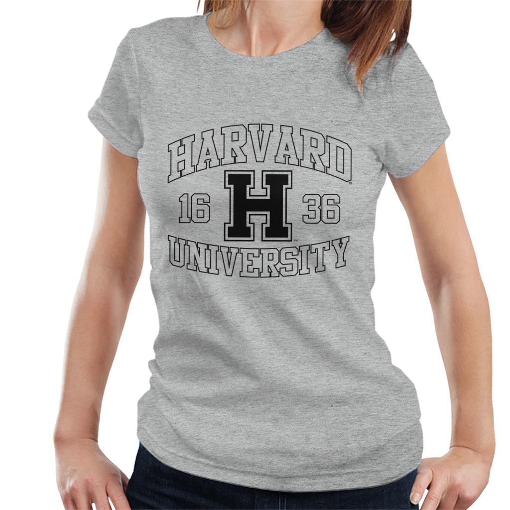 Harvard University Sports Text Logo 1636 Women's T-Shirt-ALL + EVERY