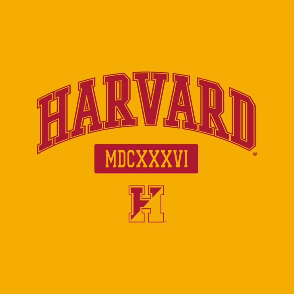 Harvard University MDCXXXVI Varsity Logo Men's T-Shirt-ALL + EVERY