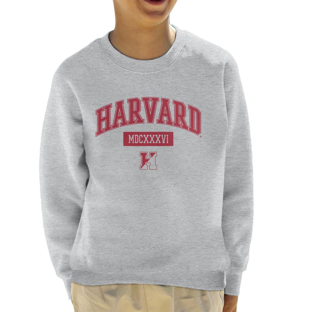 Harvard University MDCXXXVI Varsity Logo Kid's Sweatshirt-ALL + EVERY