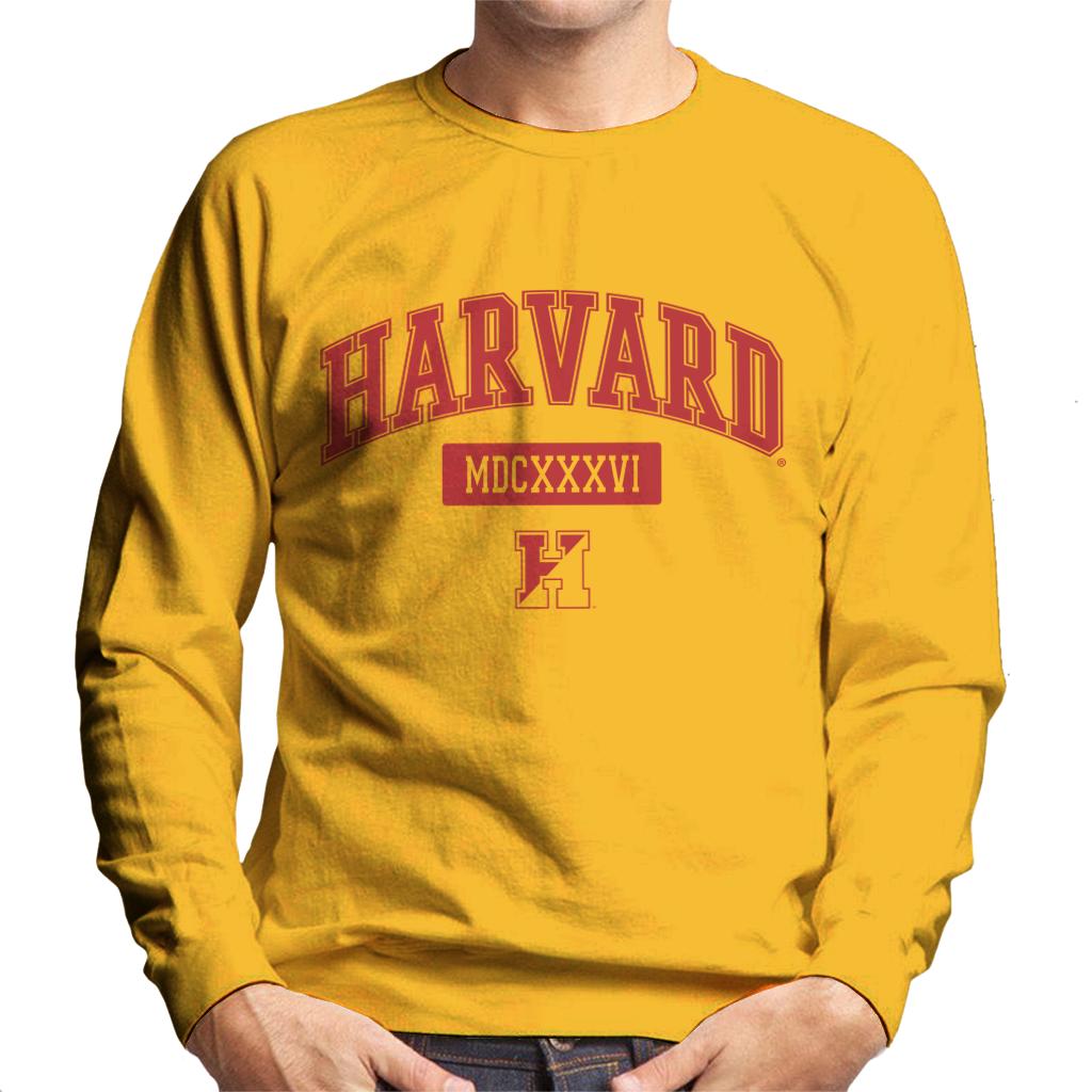 Harvard University MDCXXXVI Varsity Logo Men's Sweatshirt-ALL + EVERY