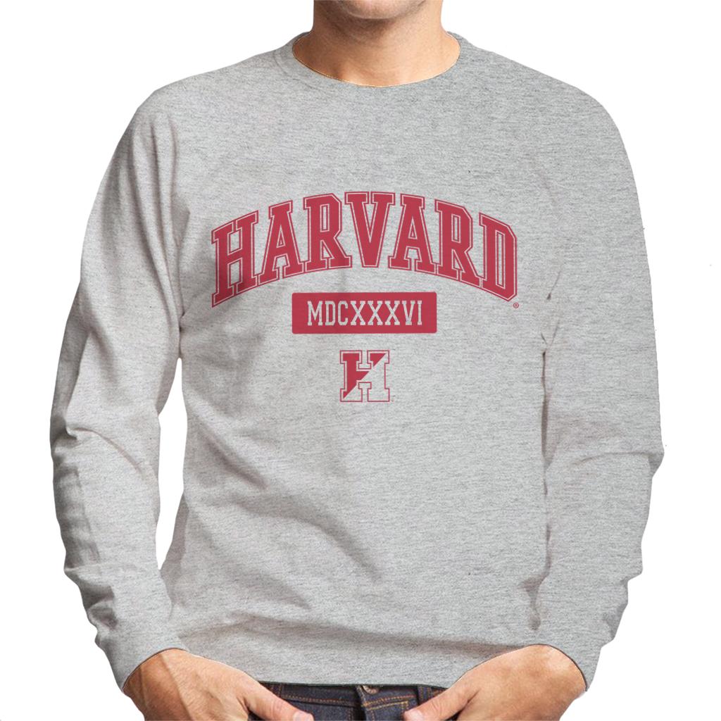 Harvard University MDCXXXVI Varsity Logo Men's Sweatshirt-ALL + EVERY