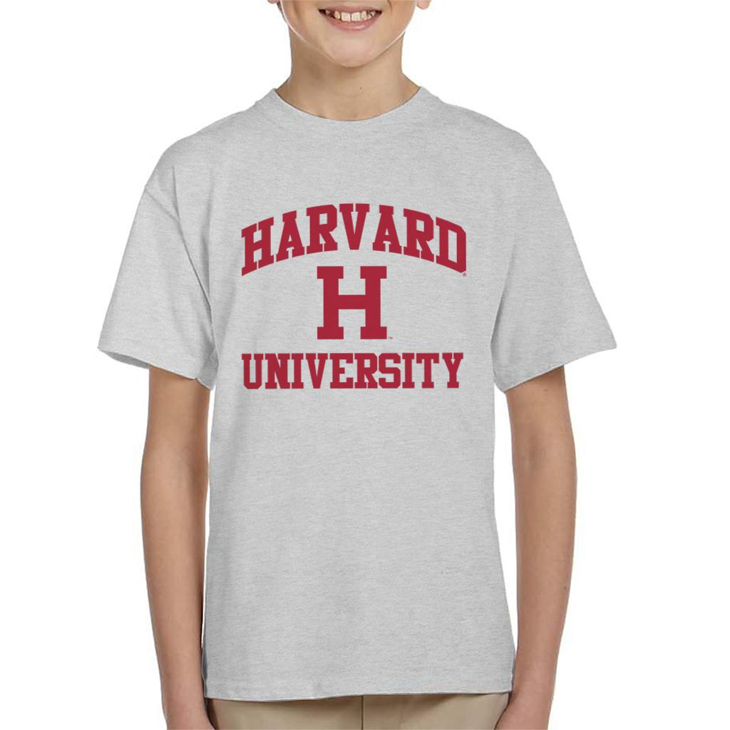 Harvard University Classic Text Logo Kid's T-Shirt-ALL + EVERY