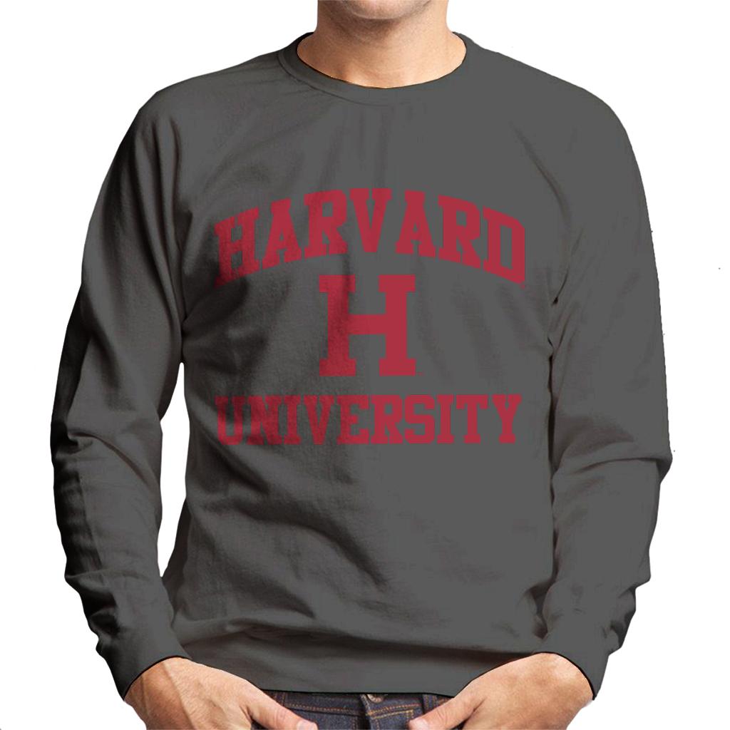 Harvard University Classic Text Logo Men's Sweatshirt-ALL + EVERY