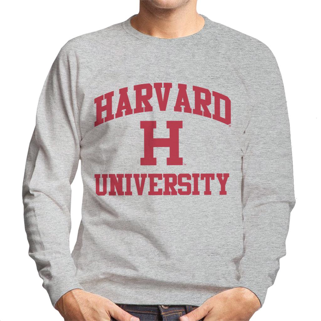 Harvard University Classic Text Logo Men's Sweatshirt-ALL + EVERY