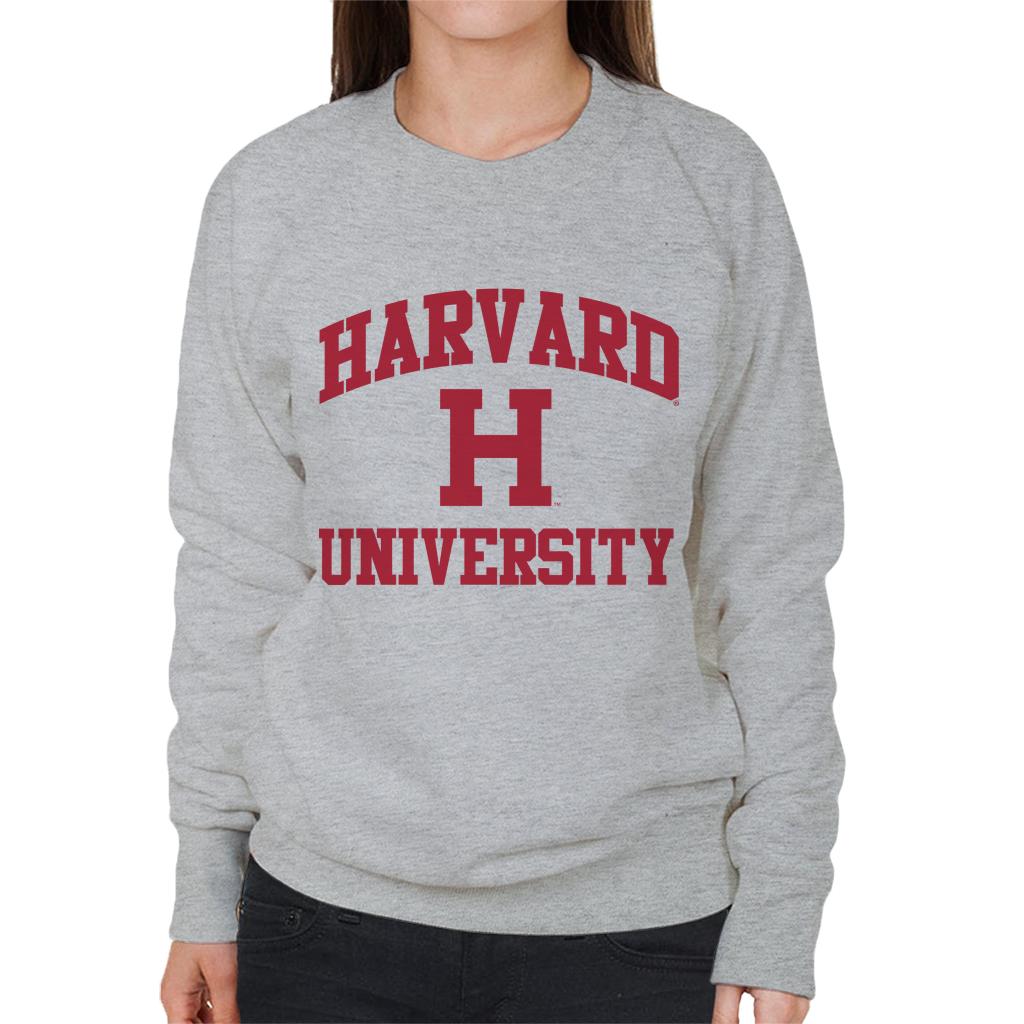 Harvard University Classic Text Logo Women's Sweatshirt-ALL + EVERY