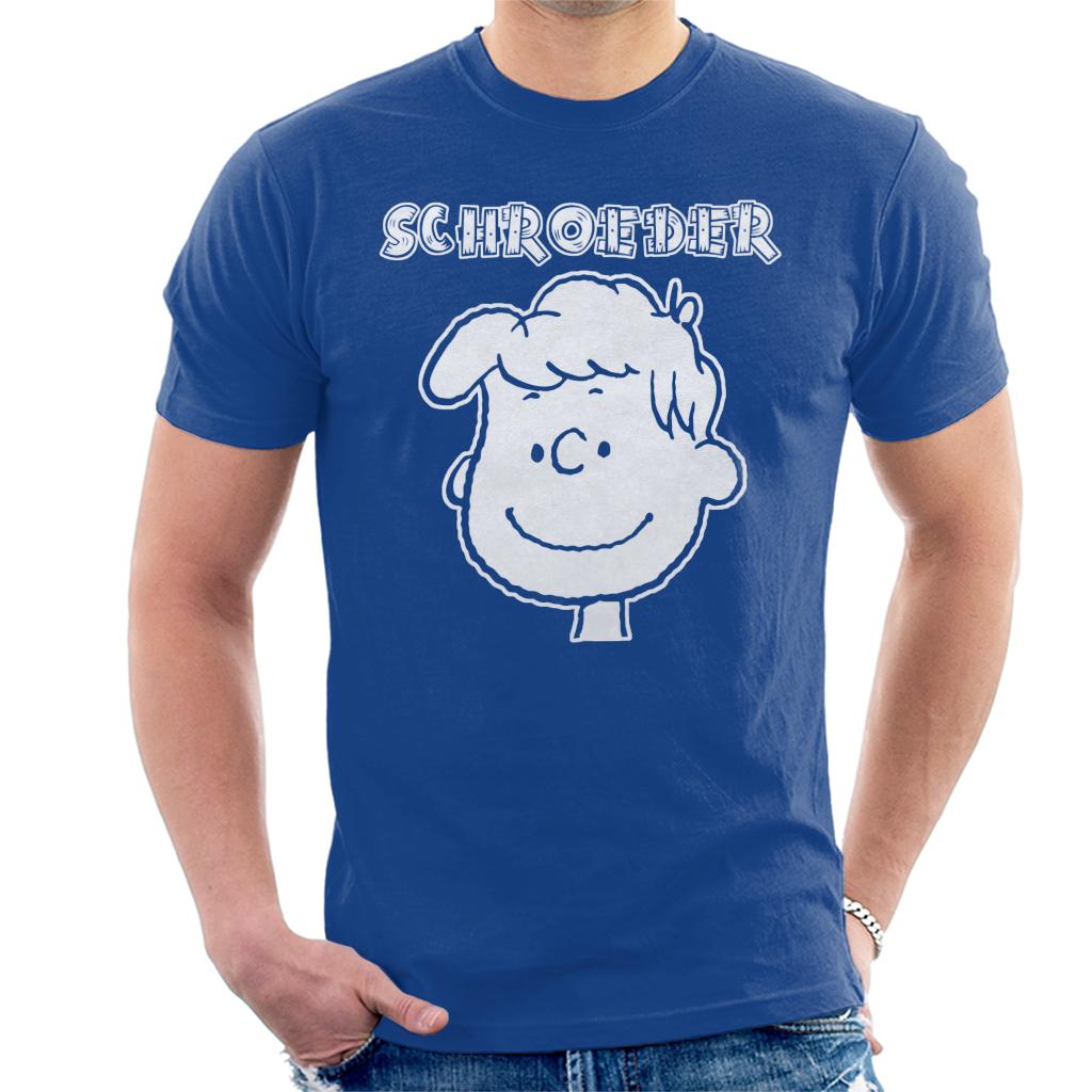 Peanuts I Am Schroeder Flock Men's T-Shirt-ALL + EVERY