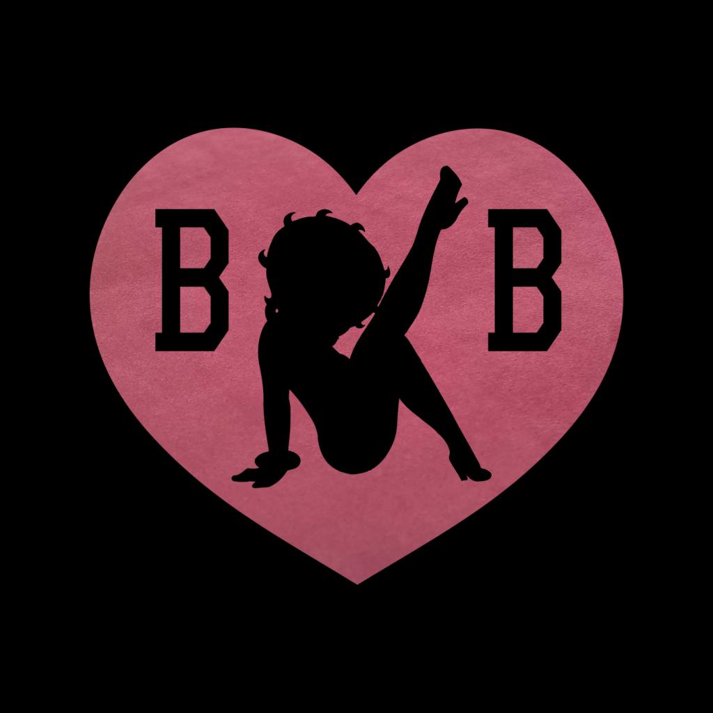 Betty Boop Love Heart B B Women's T-Shirt-ALL + EVERY