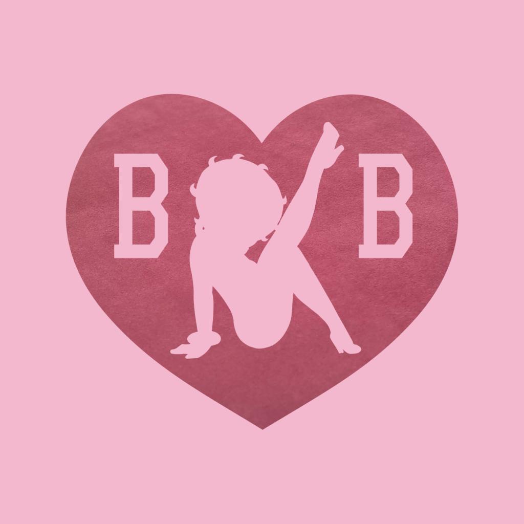 Betty Boop Love Heart B B Women's T-Shirt-ALL + EVERY