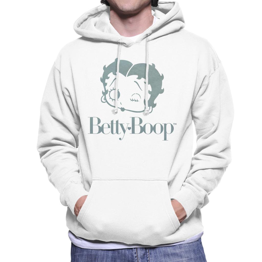 Betty Boop Friendly Wink Men's Hooded Sweatshirt-ALL + EVERY