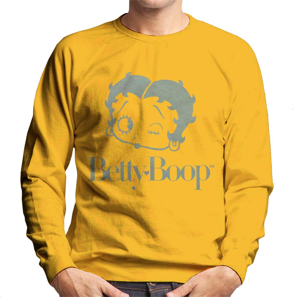 Betty Boop Friendly Wink Men's Sweatshirt-ALL + EVERY