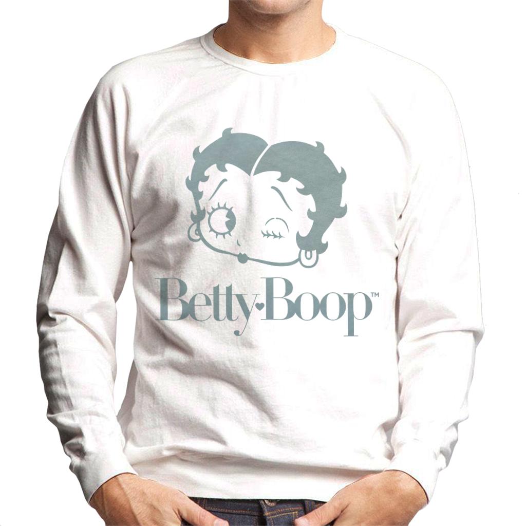 Betty Boop Friendly Wink Men's Sweatshirt-ALL + EVERY