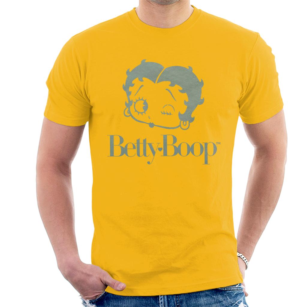 Betty Boop Friendly Wink Men's T-Shirt-ALL + EVERY