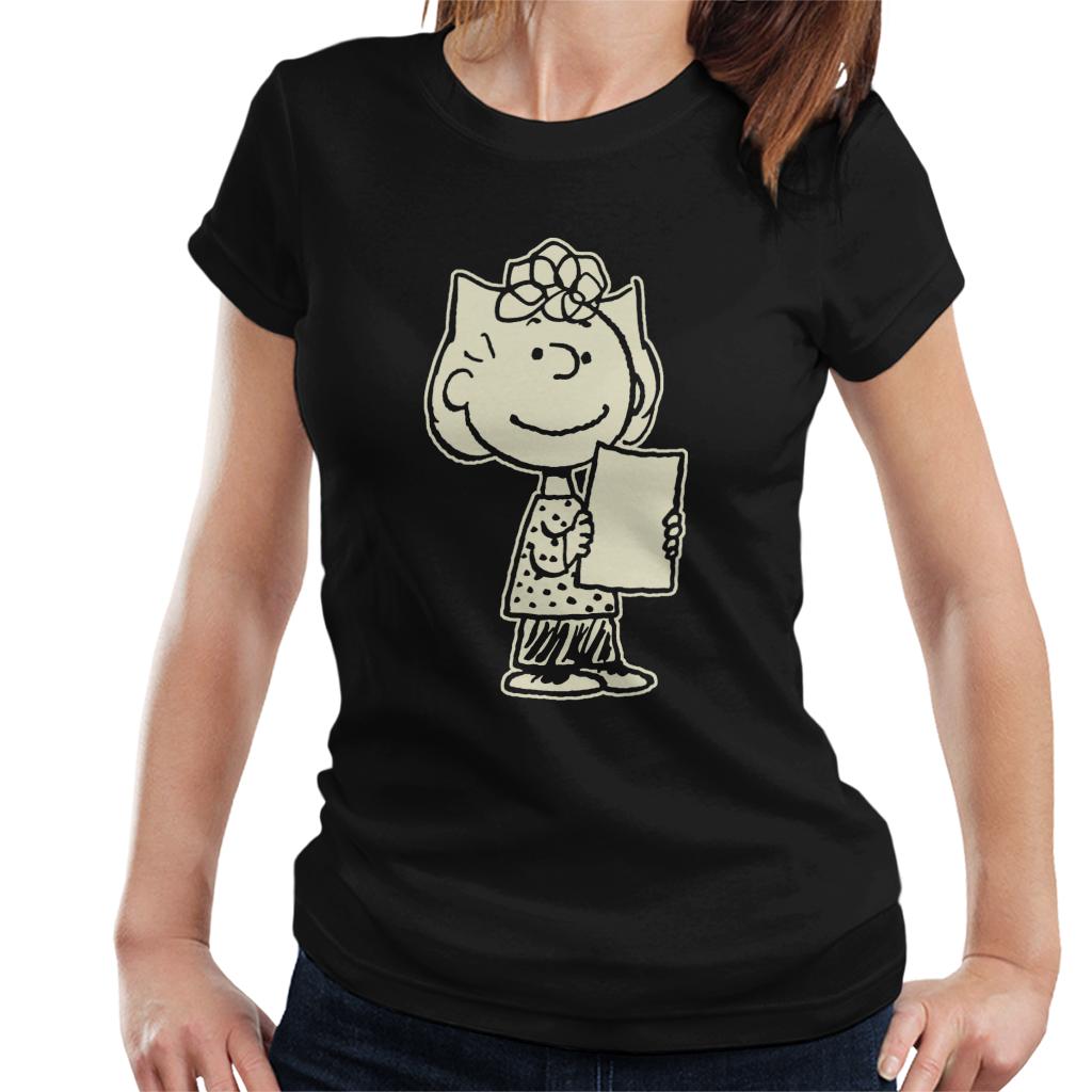 Peanuts-Sally-Brown-Glow-In-The-Dark-Womens-T-Shirt