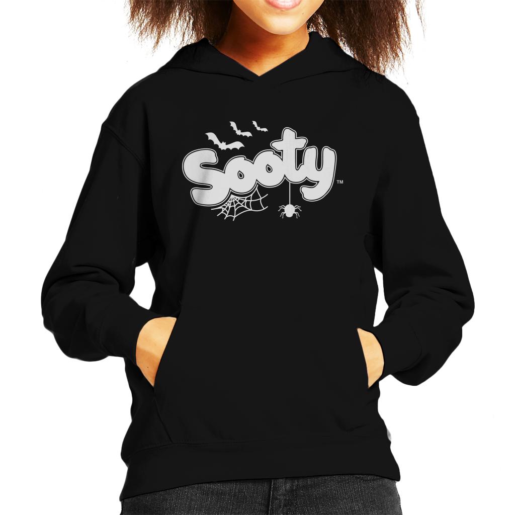 Sooty Halloween Glow In The Dark Logo Kid's Hooded Sweatshirt-ALL + EVERY