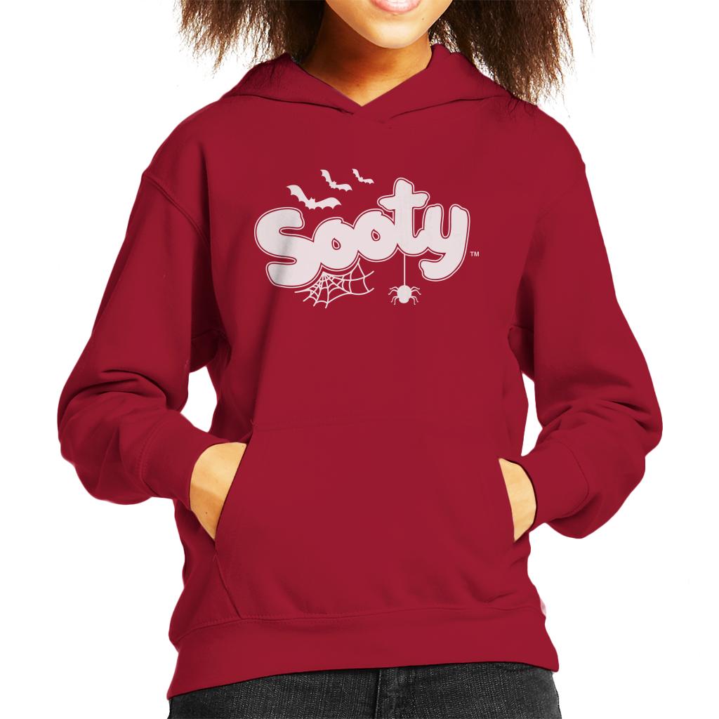 Sooty Halloween Glow In The Dark Logo Kid's Hooded Sweatshirt-ALL + EVERY