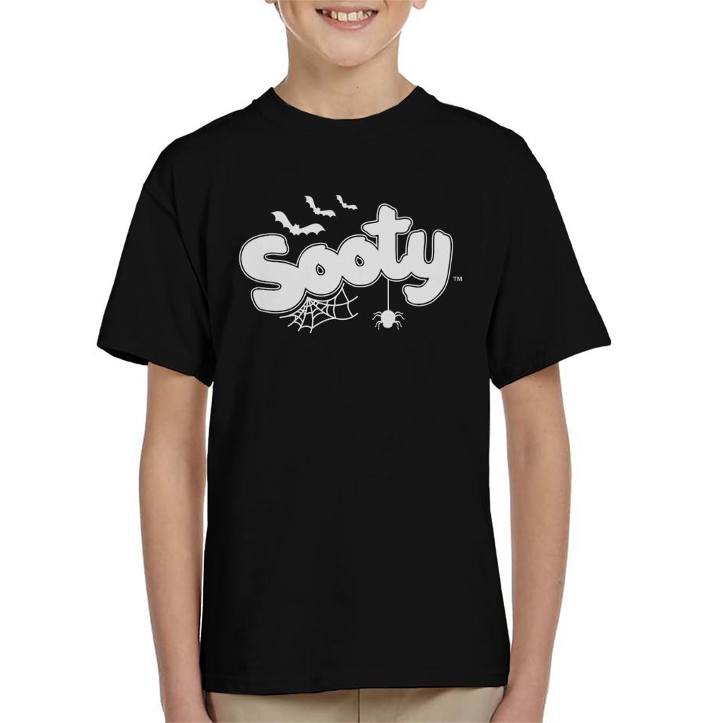 Sooty Halloween Glow In The Dark Logo Kid's T-Shirt-ALL + EVERY