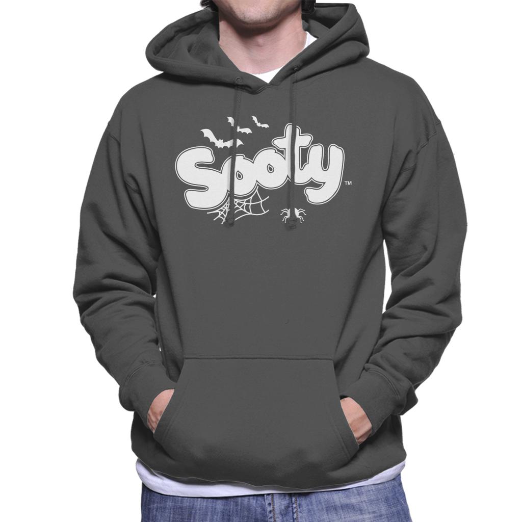 Sooty Halloween Glow In The Dark Logo Men's Hooded Sweatshirt-ALL + EVERY