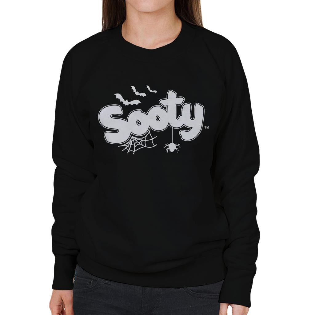 Sooty Halloween Glow In The Dark Logo Women's Sweatshirt-ALL + EVERY