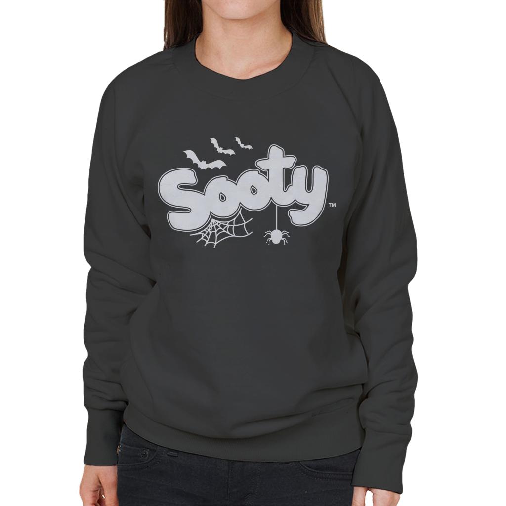 Sooty Halloween Glow In The Dark Logo Women's Sweatshirt-ALL + EVERY