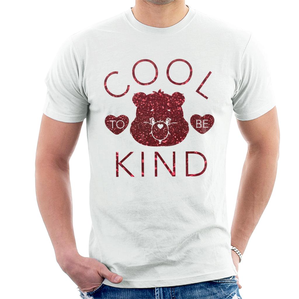 Care Bears Tenderheart Bear Cool To Be Kind Red Glitter Men's T-Shirt-ALL + EVERY