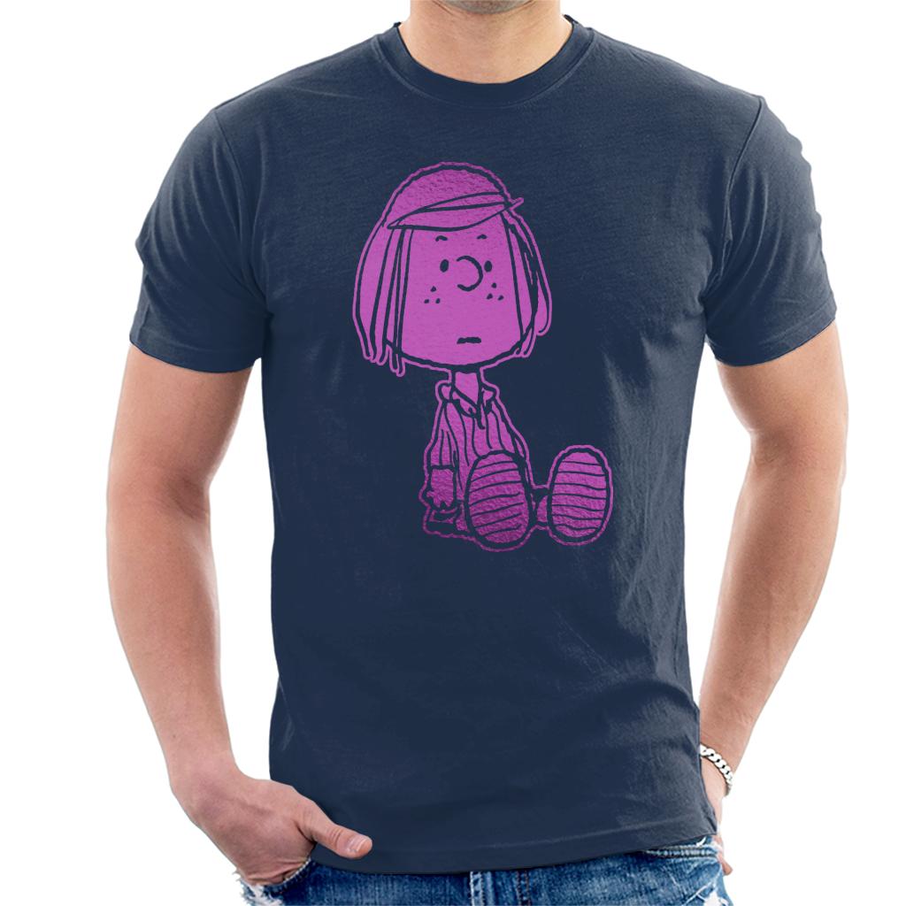 Peanuts Peppermint Patty Metallic Men's T-Shirt-ALL + EVERY