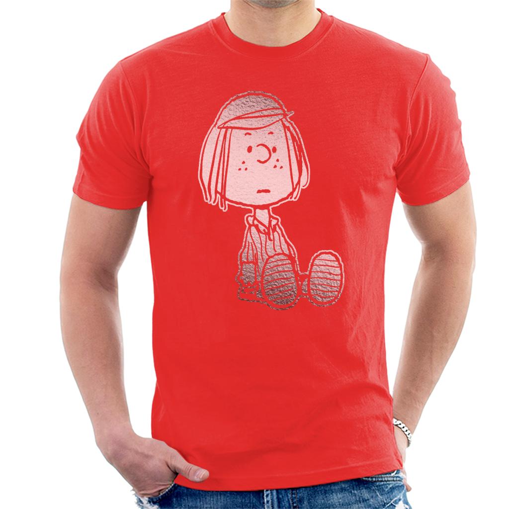 Peanuts Peppermint Patty Metallic Men's T-Shirt-ALL + EVERY