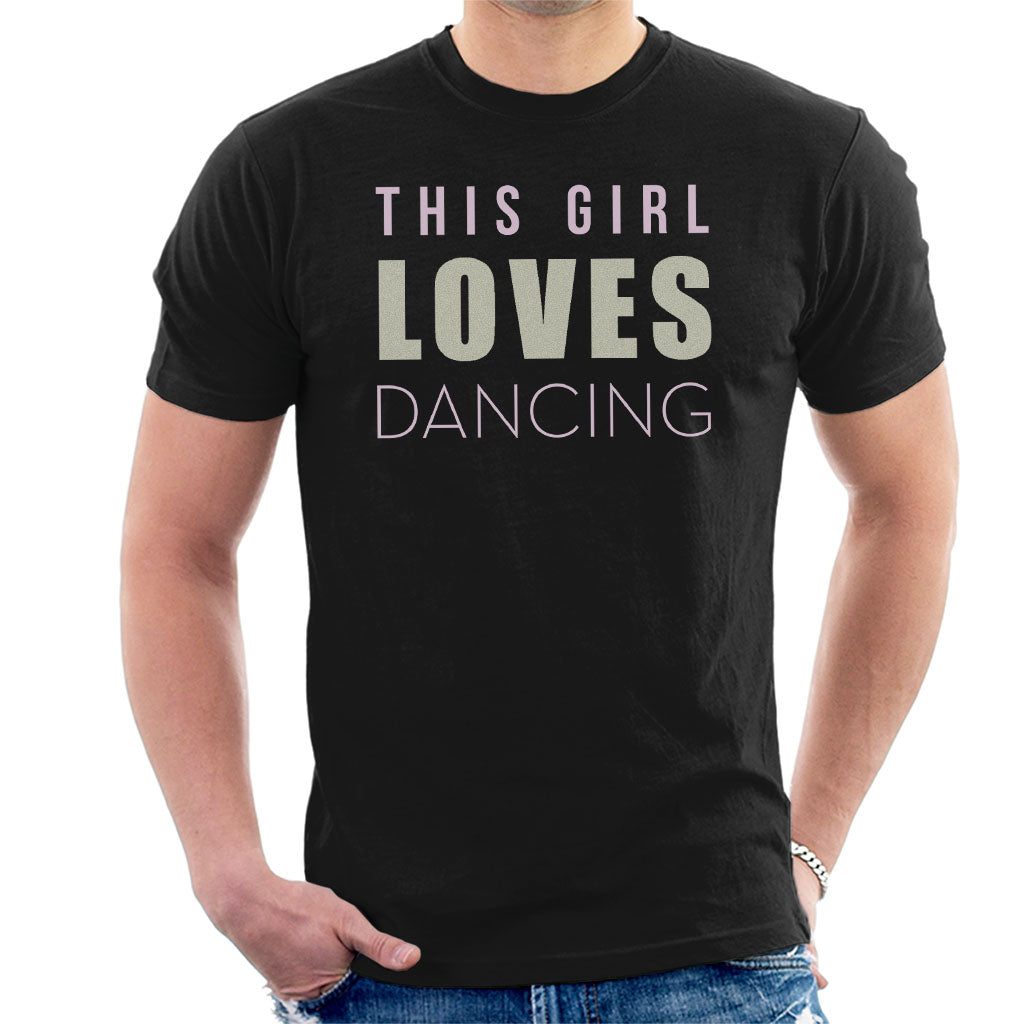 Strictly Come Dancing This Girl Loves Glitter Print Men's T-Shirt
