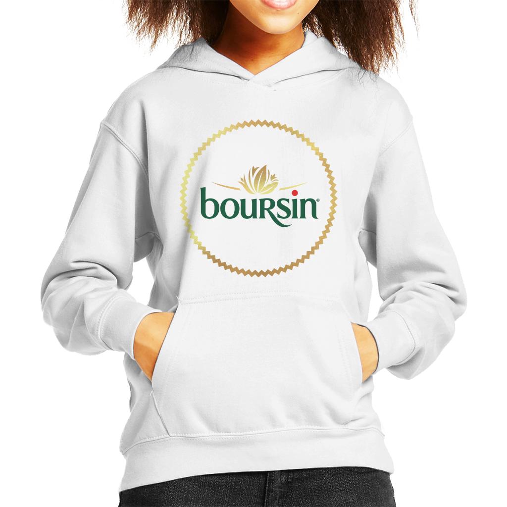 Boursin Logo Gold Foil Kid's Hooded Sweatshirt-ALL + EVERY