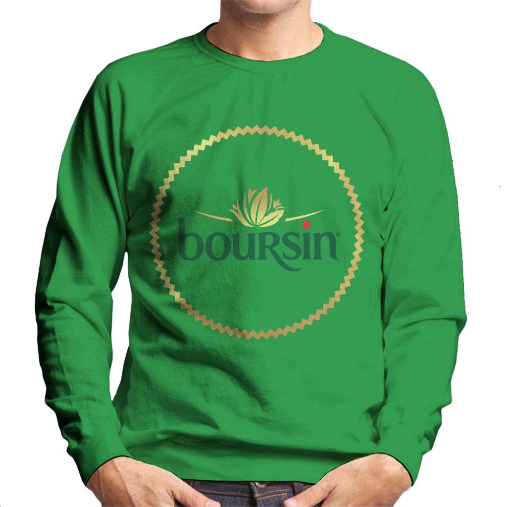 Boursin Logo Gold Foil Men's Sweatshirt-ALL + EVERY