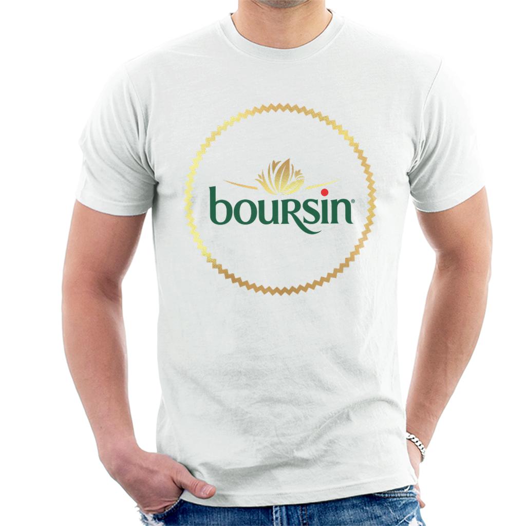 Boursin Logo Gold Foil Men's T-Shirt-ALL + EVERY