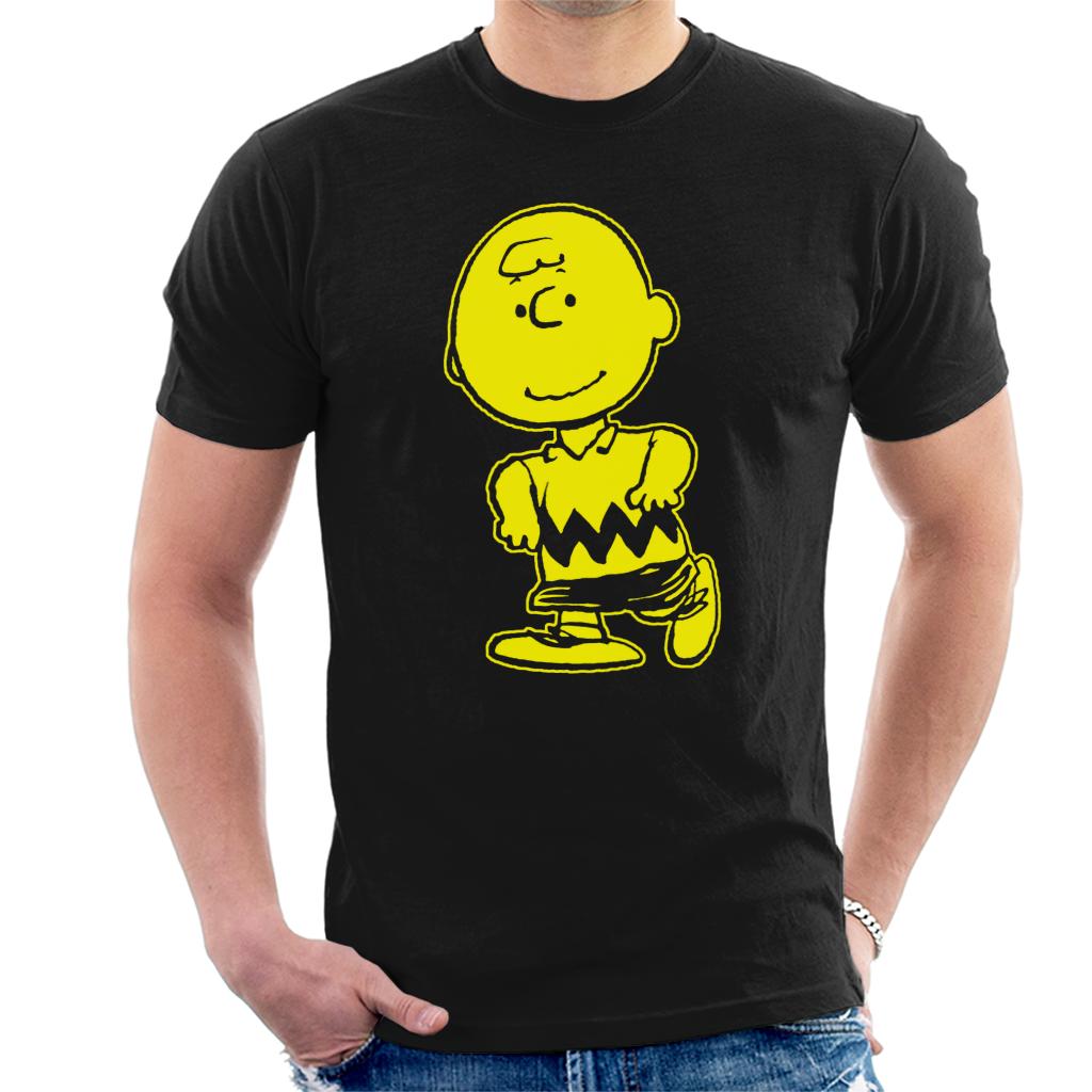 Peanuts-Charlie-Brown-Neon-Mens-T-Shirt