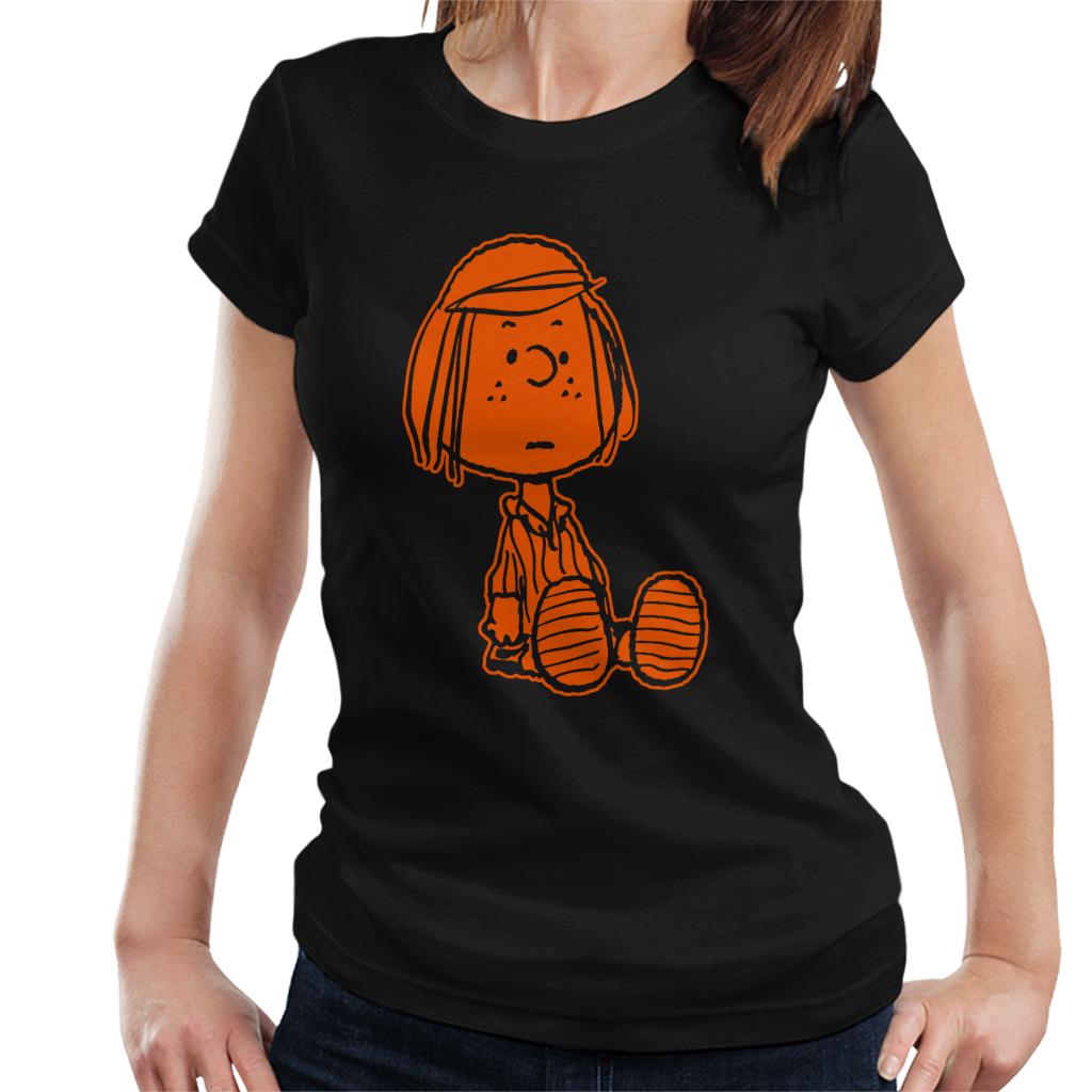 Peanuts-Peppermint-Patty-Neon-Womens-T-Shirt