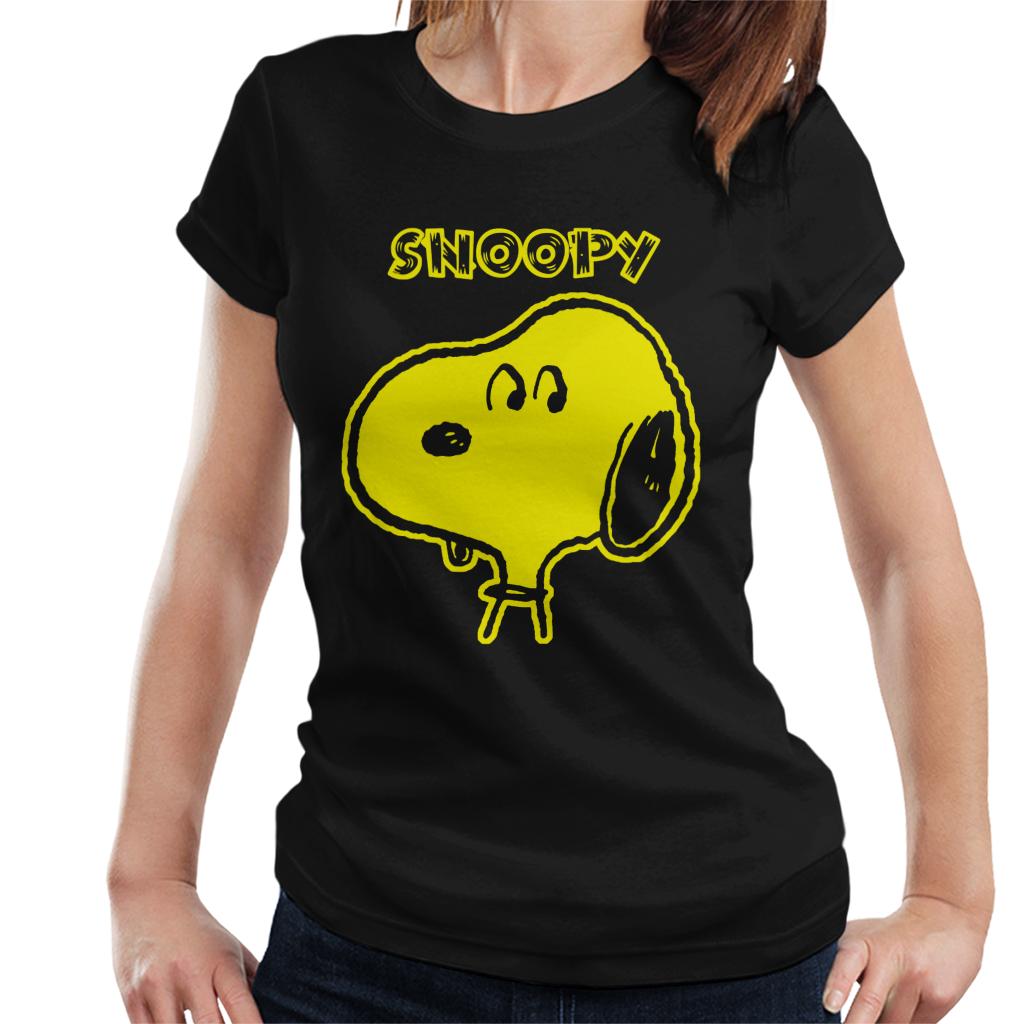 Peanuts-I-Am-Snoopy-Neon-Womens-T-Shirt