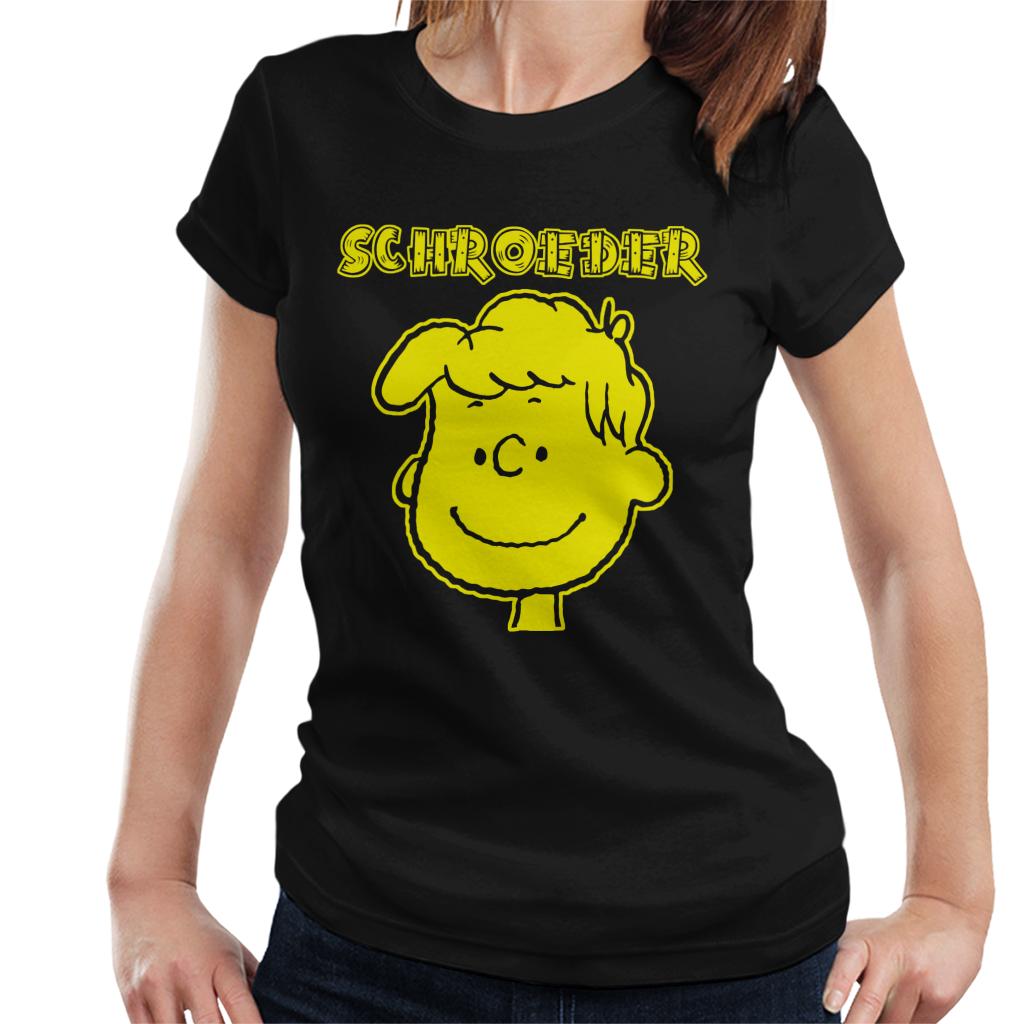 Peanuts-I-Am-Schroeder-Neon-Womens-T-Shirt