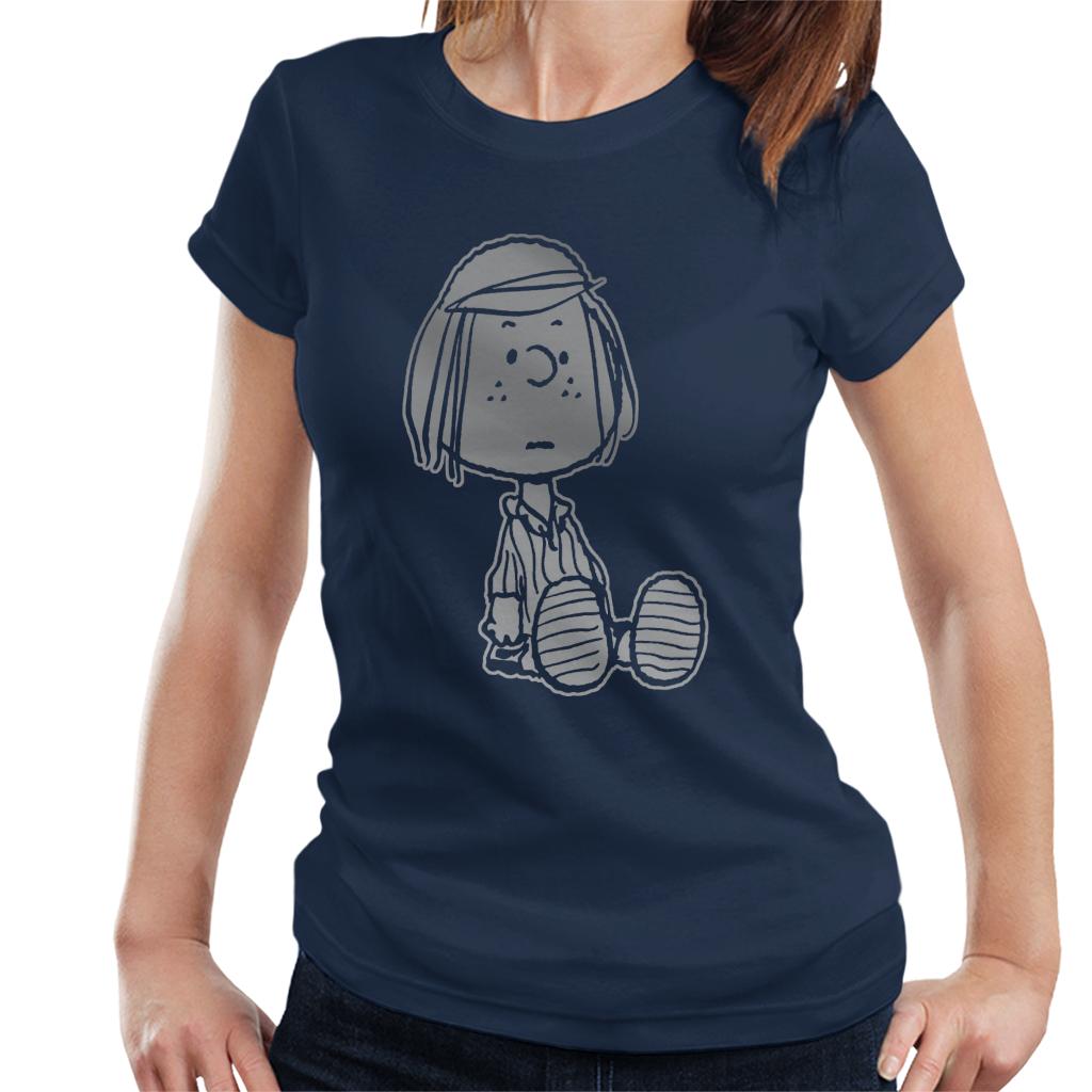 Peanuts Peppermint Patty Reflective Women's T-Shirt-ALL + EVERY