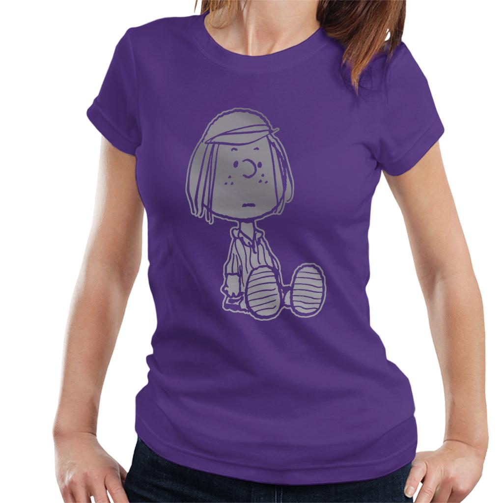 Peanuts Peppermint Patty Reflective Women's T-Shirt-ALL + EVERY