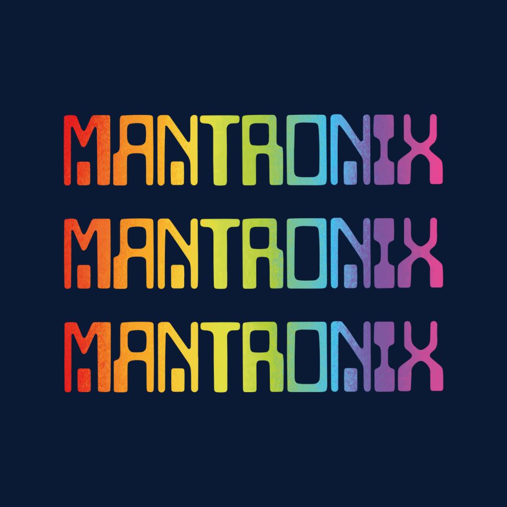 Mantronix The Album Cover Rainbow Shimmer Flex Men's Sweatshirt-ALL + EVERY