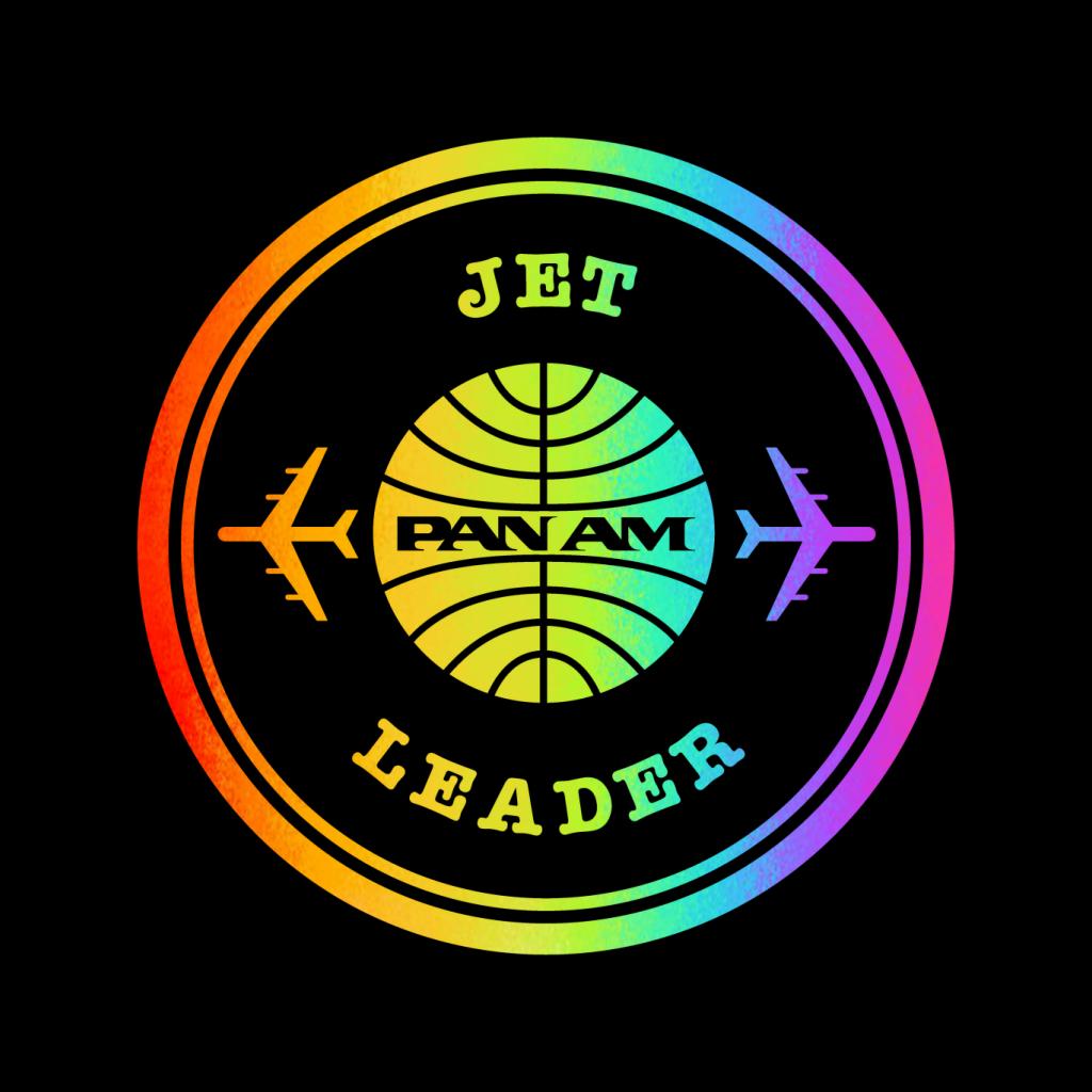 Pan Am Jet Leader Rainbow Foil Men's T-Shirt-ALL + EVERY