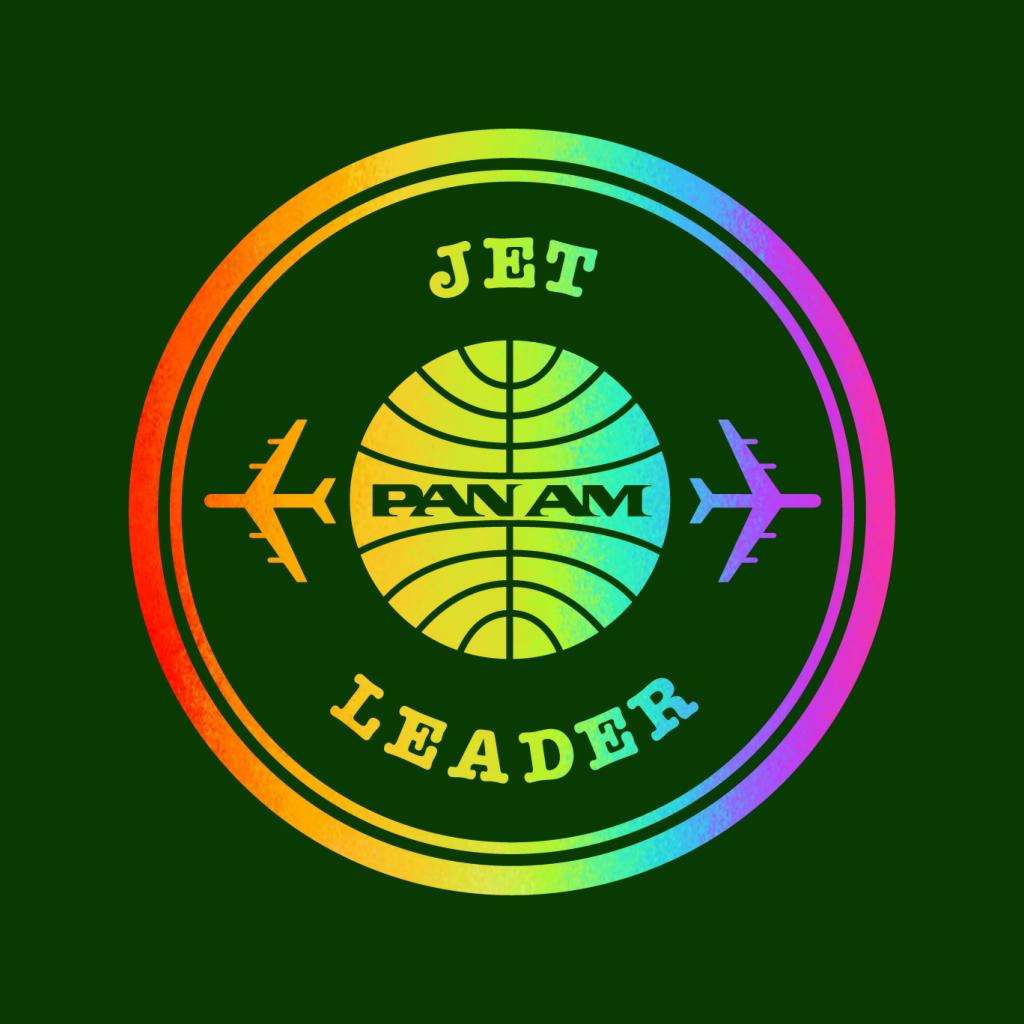 Pan Am Jet Leader Rainbow Foil Men's T-Shirt-ALL + EVERY