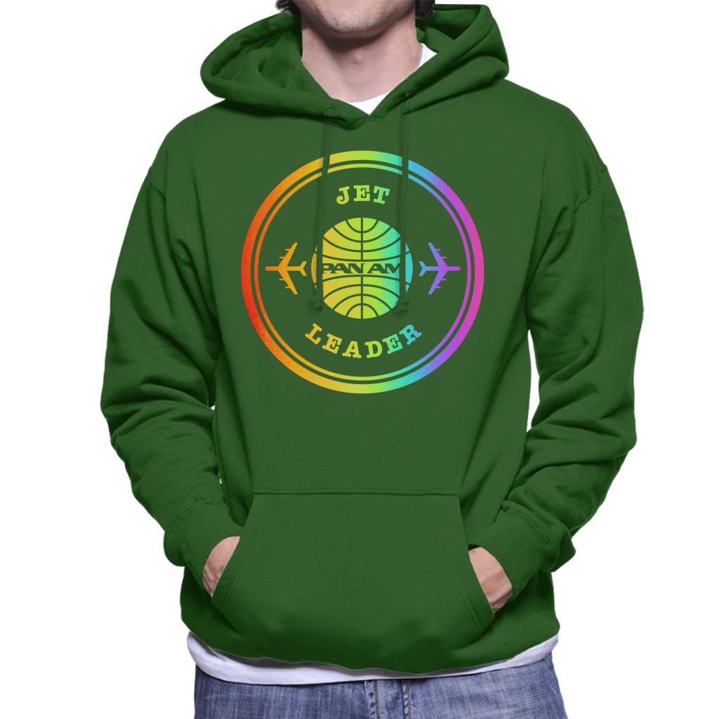 Pan Am Jet Leader Rainbow Foil Men's Hooded Sweatshirt-ALL + EVERY