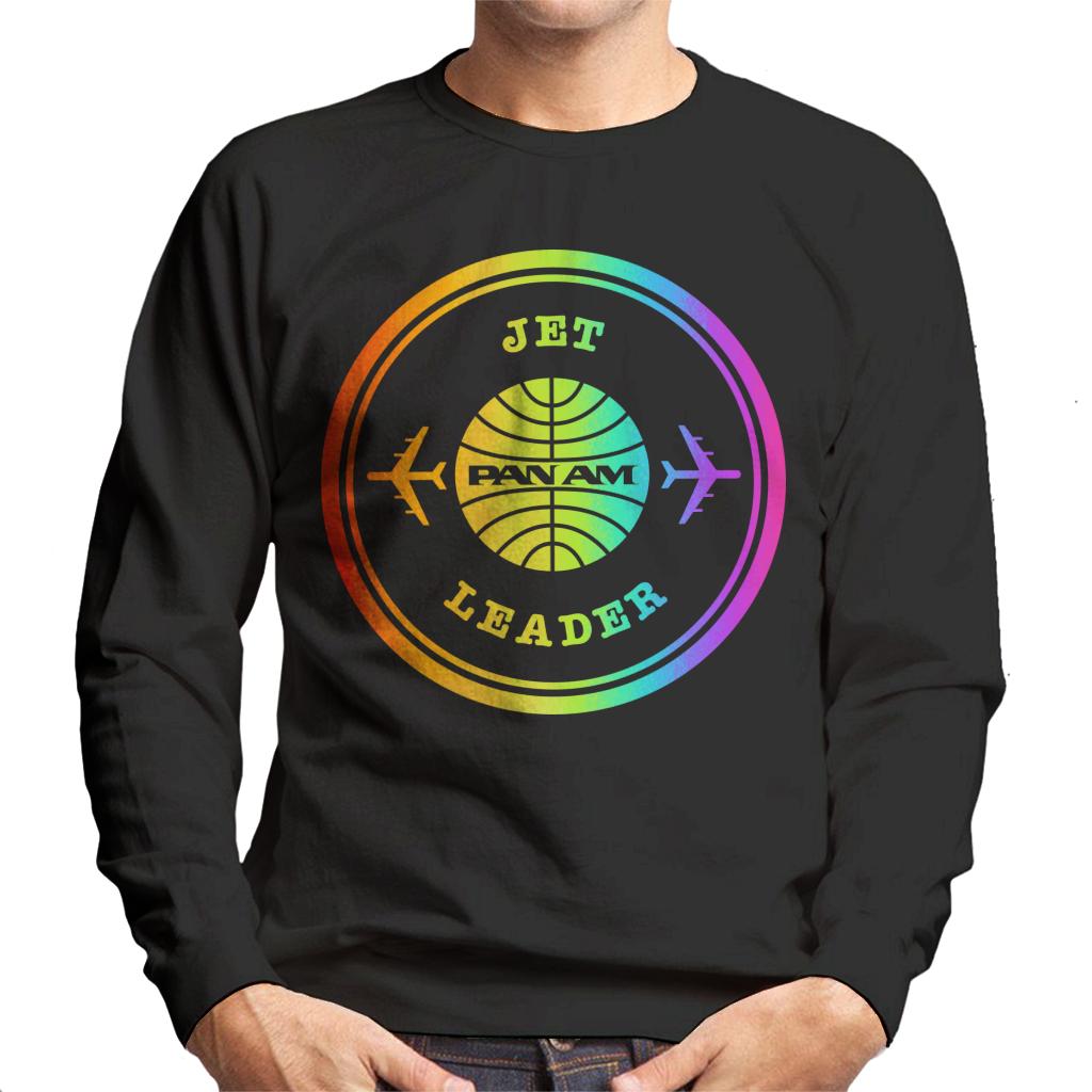 Pan Am Jet Leader Rainbow Foil Men's Sweatshirt-ALL + EVERY