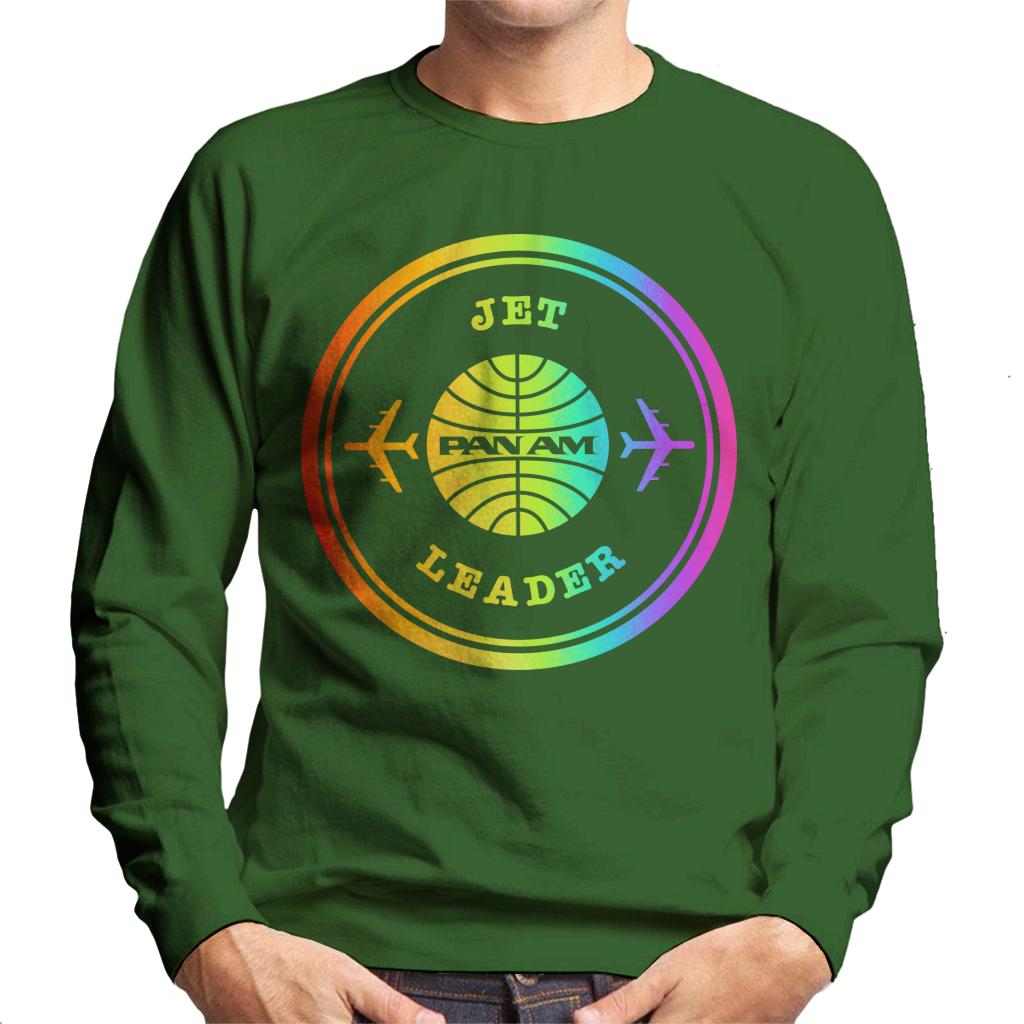 Pan Am Jet Leader Rainbow Foil Men's Sweatshirt-ALL + EVERY