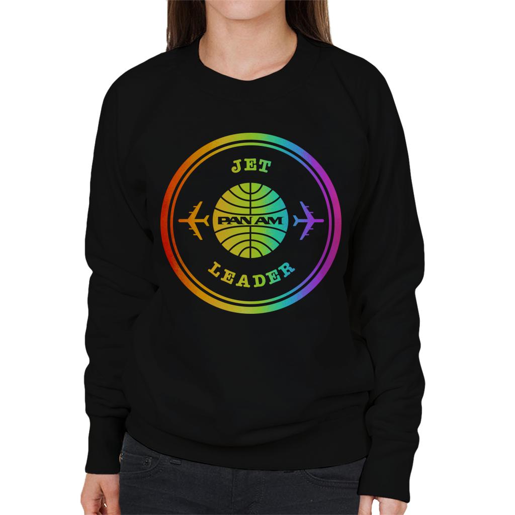 Pan Am Jet Leader Rainbow Foil Women's Sweatshirt-ALL + EVERY