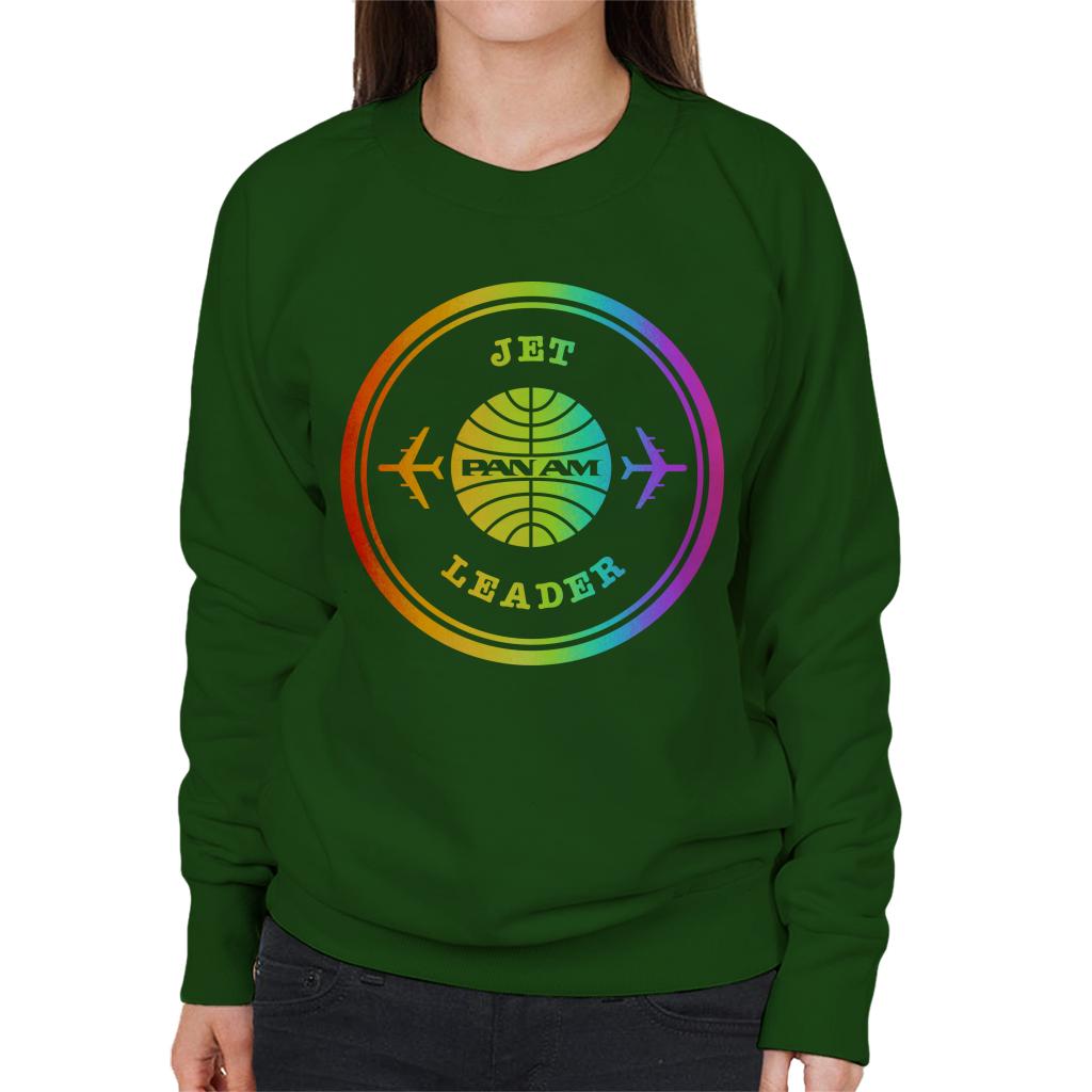 Pan Am Jet Leader Rainbow Foil Women's Sweatshirt-ALL + EVERY